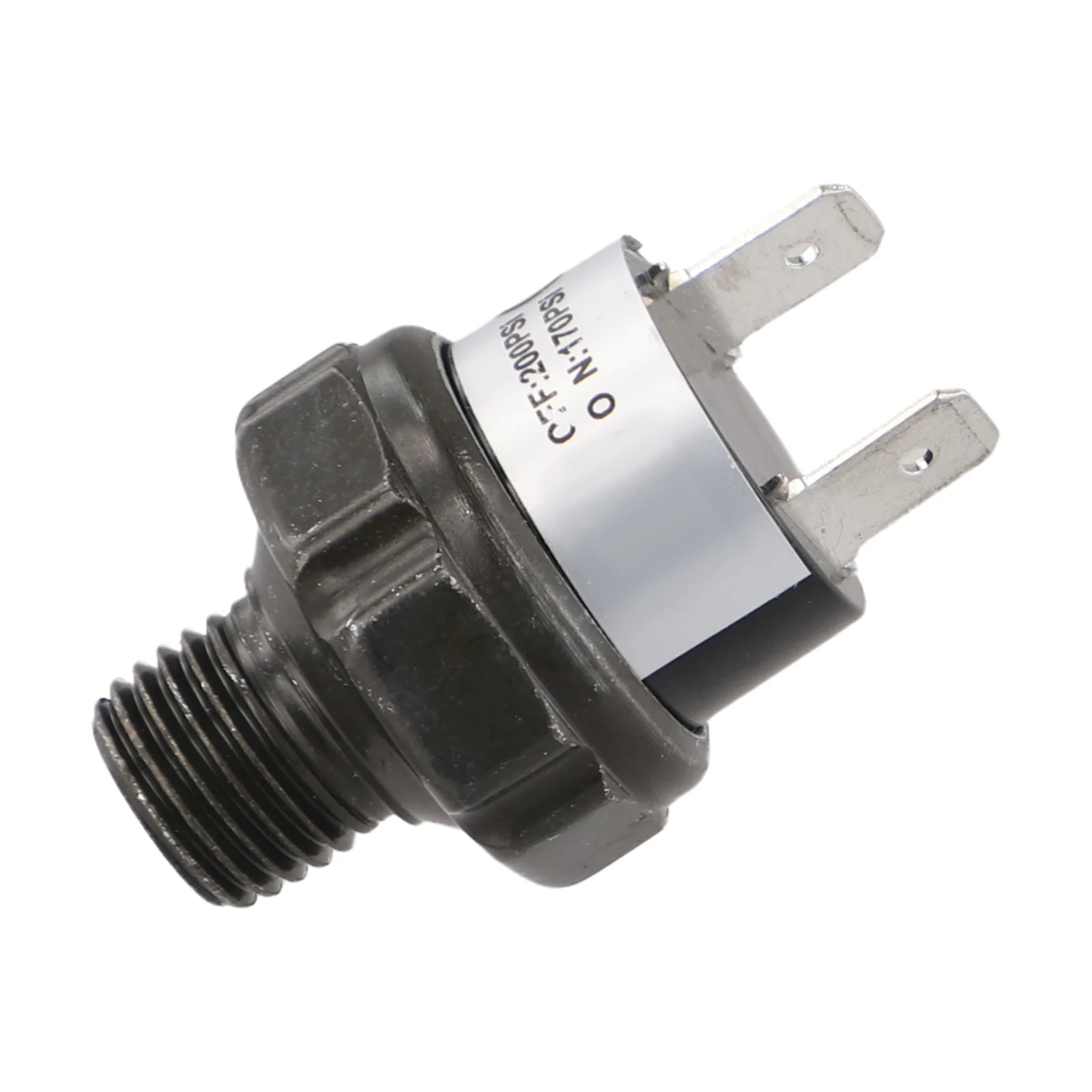1PC Air Compressor Tank Pressure Switch 170 Psi On - 200 Psi Off Air Ride Suspension Metal Black Car Accessories