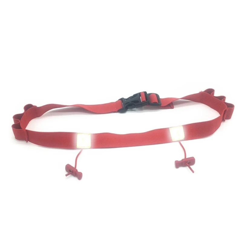 F1FD Running Number Belt Non-Slip Bibs Holder and Elastic Gel Loop