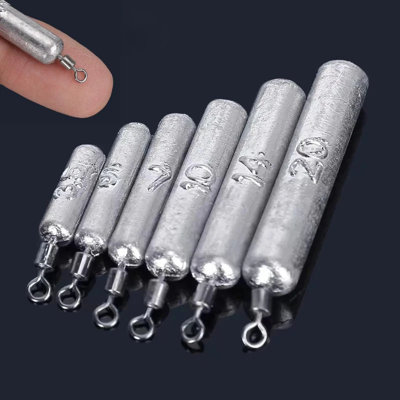 10 Stück/Set Angelblei, 3,5g 5g 7g 10g 14g 20g Karpfenangel-Gewichte, Angelzubehör