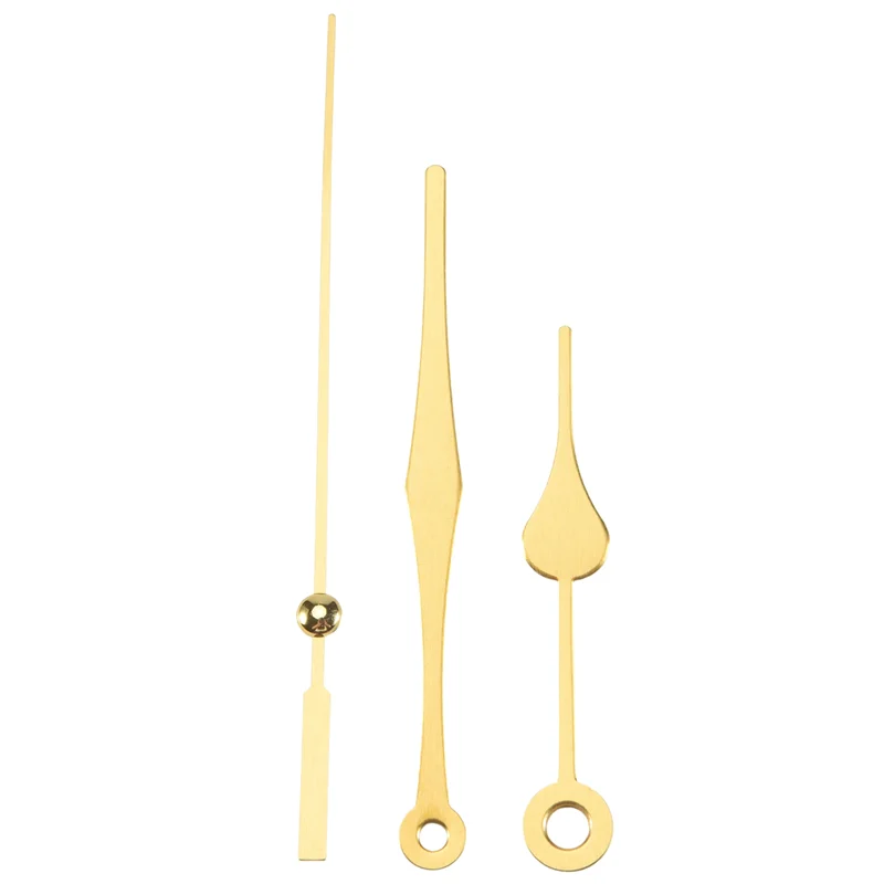 Non-Ticking Quartz DIY Wall Clock Movement Mechanism Kit With 3 Gold Silent Clock Repair Parts Replacement-AT36