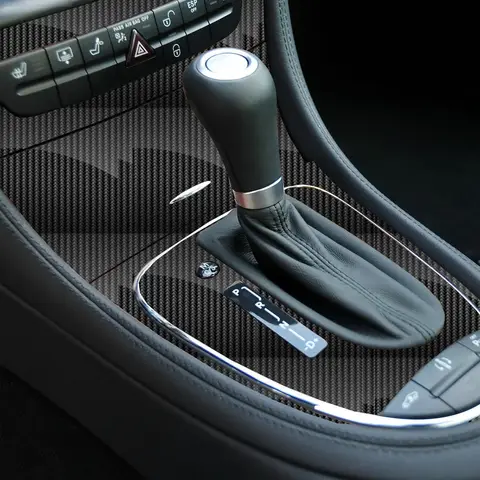 메르세데스 벤츠 CLS W219 자동차 스타일링 3D/5D 탄소 섬유 자동차 인테리어 센터 콘솔 컬러 몰딩 스티커 데칼 부품