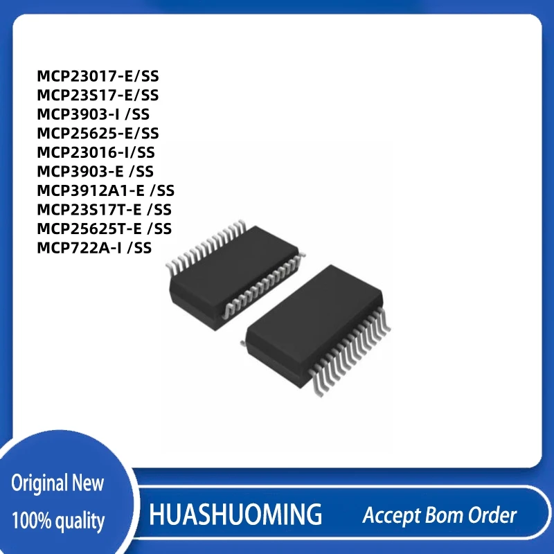 10Pcs/LOT MCP23017-E MCP23S17-E MCP3903-I  MCP25625-E MCP23016-I   MCP3903-E  MCP3912A1-E EMCP23S17T-E MCP25625T-E MCP722A-I /SS