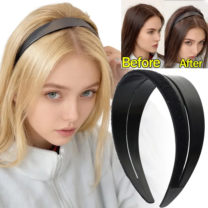 

Korean Style Headband for Women Fluffy Anti Friction Hair Band Bump-it Up Invisible Styling Tool Breathable Hair Accessories