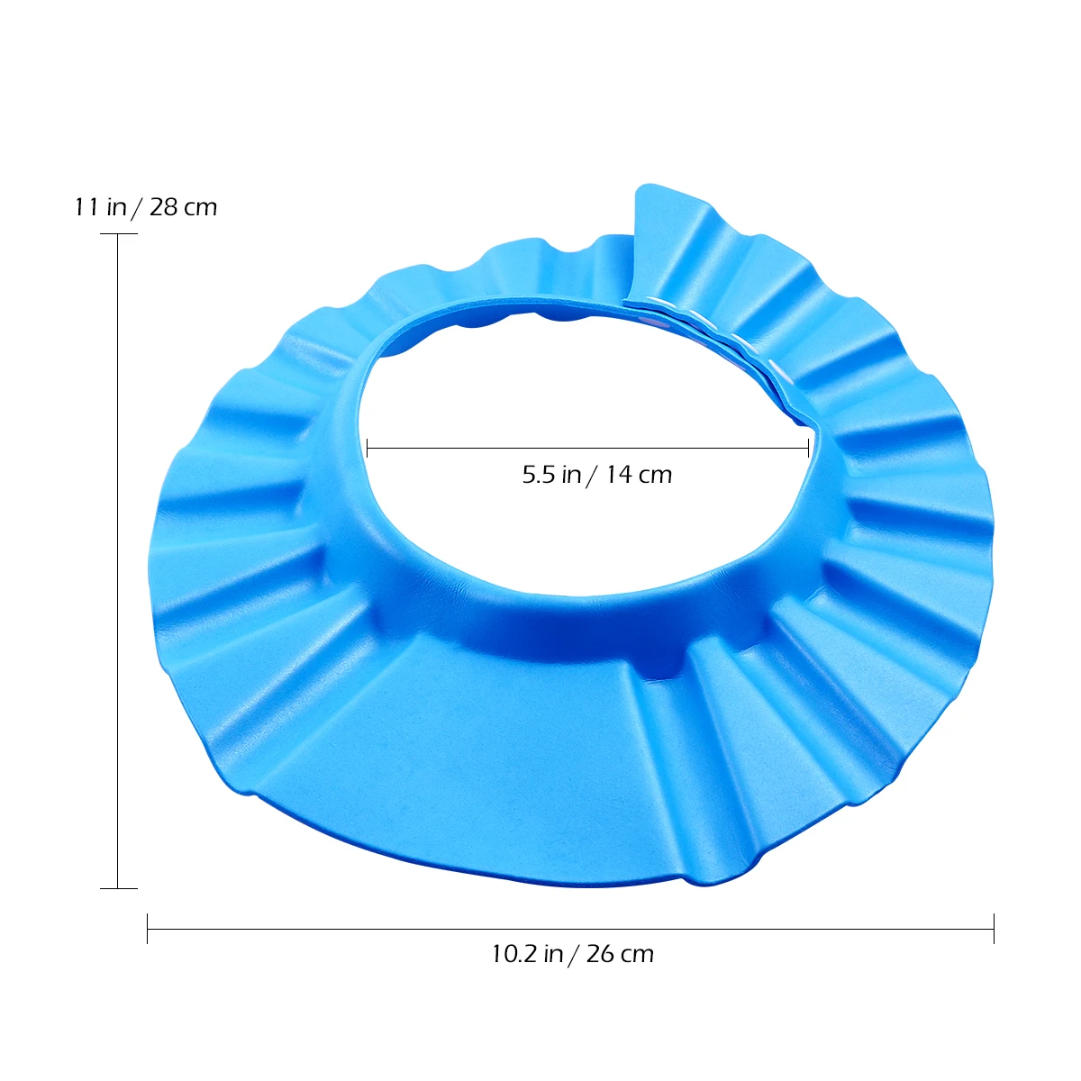 

Adjustable Baby Shower Cap Dark Blue Infant Bath Hair Wash Shield Protect Eyes Ears Kids Shampoo Shield Hat 3 Months to 6 Years