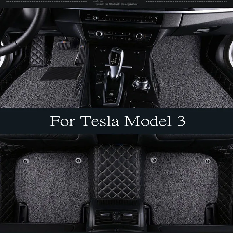 

for Tesla Model 3 Highland 2023 2024 TPE 3D Car Floor Mats Cargo Liner Trunk Pad Waterproof Protective trunk mat Left Rudder