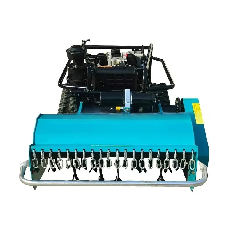 

High-power engine Small mowing width 80 cm 100 cm 120 cm Remote control crawler lawn mower continuous hair