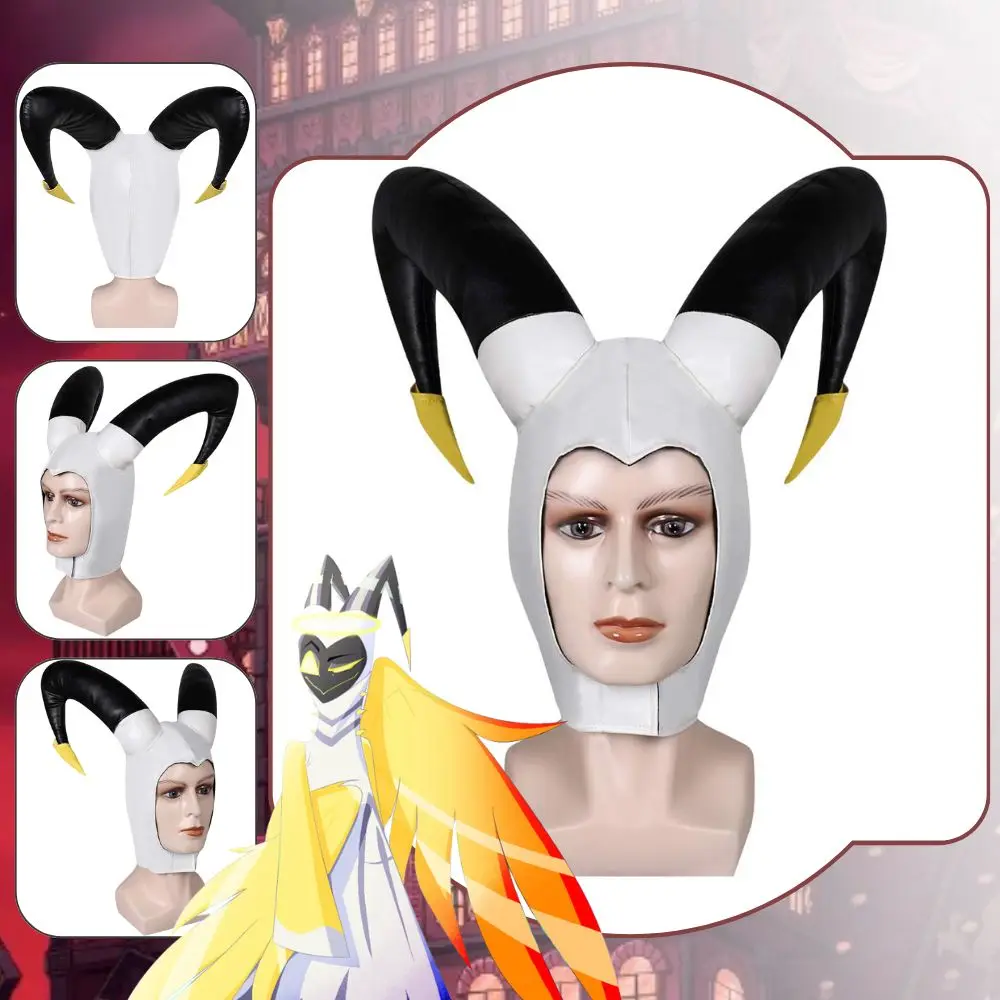 Adam Cosplay Hut Helm Hazzbin Cartoon Hotel Kopf bedeckung für Erwachsene Kostüm Stirnband Fantasia Requisiten Halloween Karneval Zubehör