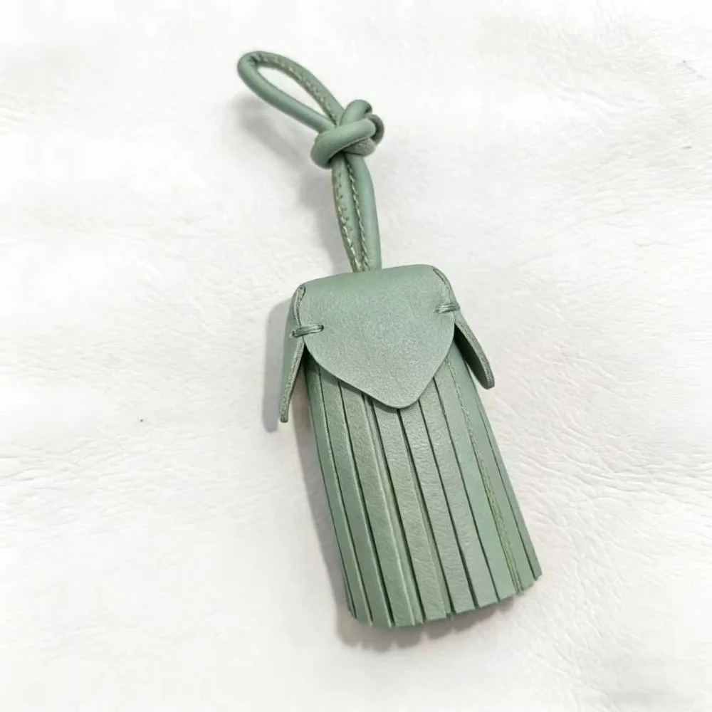 Faux Leather Leather Tassel Pendant Tassel Design Multi-Purpose Use Keychain Accessory Handmade Craft Lightweight