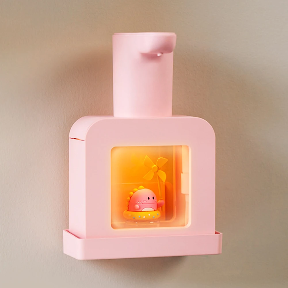 

Машина для жидкой пены с милыми домашними животными, USB-зарядка, диспенсеры для жидкой пены, настенный бесконтактный датчик для ванной комнаты, школы