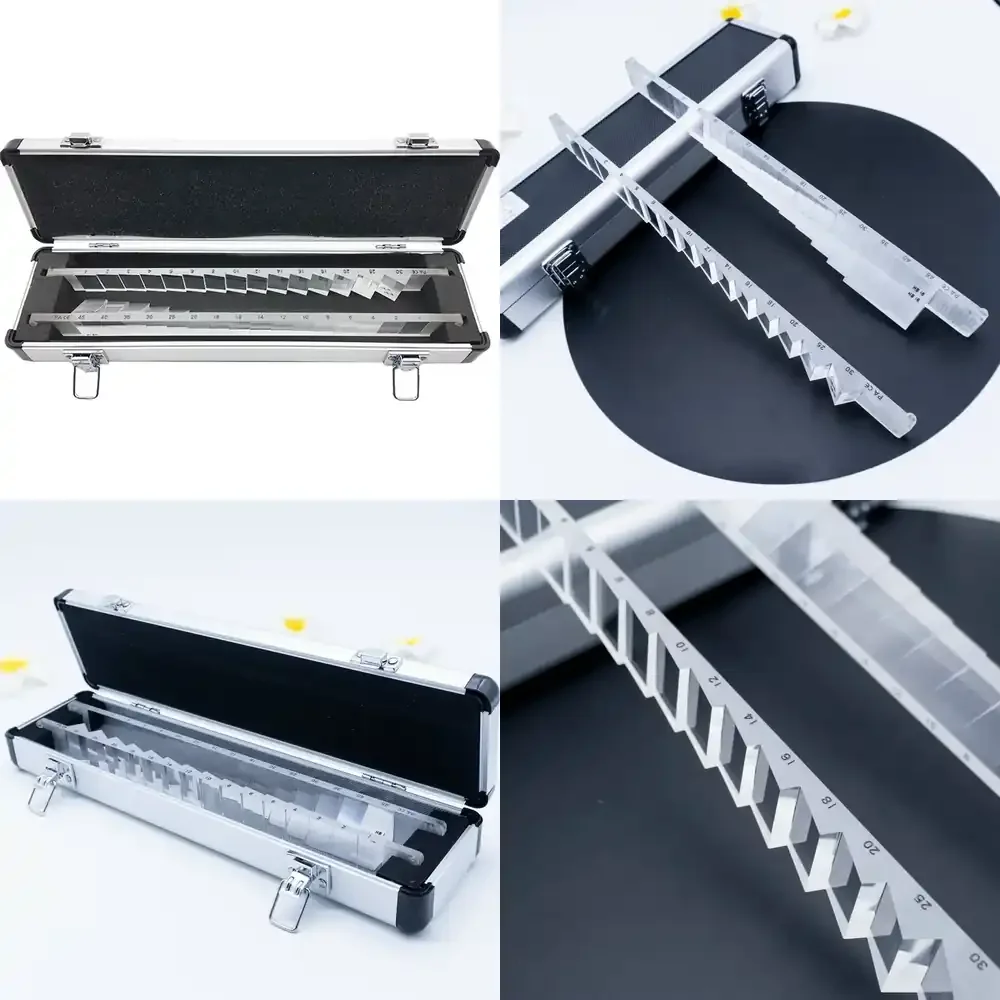 Optometry strip prism cohesion strabismus test aluminum box packaging optometry accessories