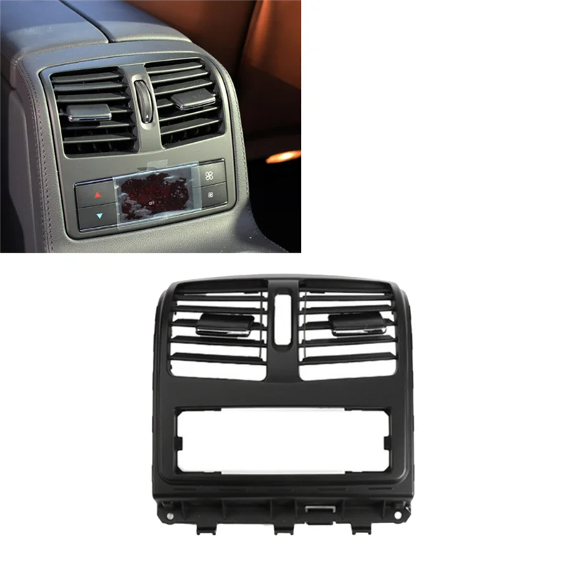 

Задний кондиционер автомобиля, вентиляционная решетка переменного тока, крышка с отверстиями для CLS-Class W218 2012-2017, черные детали