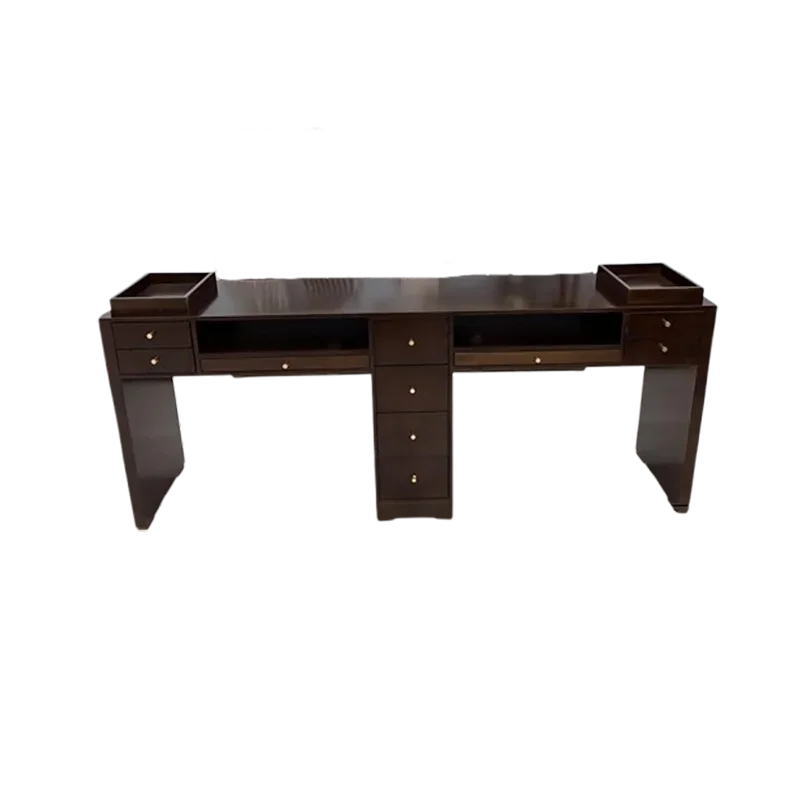 American Rustic Nail Table Retro Classic Minimalist With Drawers Nail Table Profesional Universal Mesa Uñas Manicura Furniture