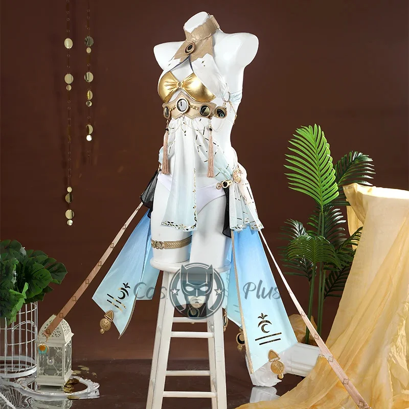 Wuthering موجات اينو تأثيري حلي شعر مستعار فستان إكسسوارات الشعر الدعائم مجموعة كاملة للنساء الفتيات Rinascita مهرجان كرنفال #3