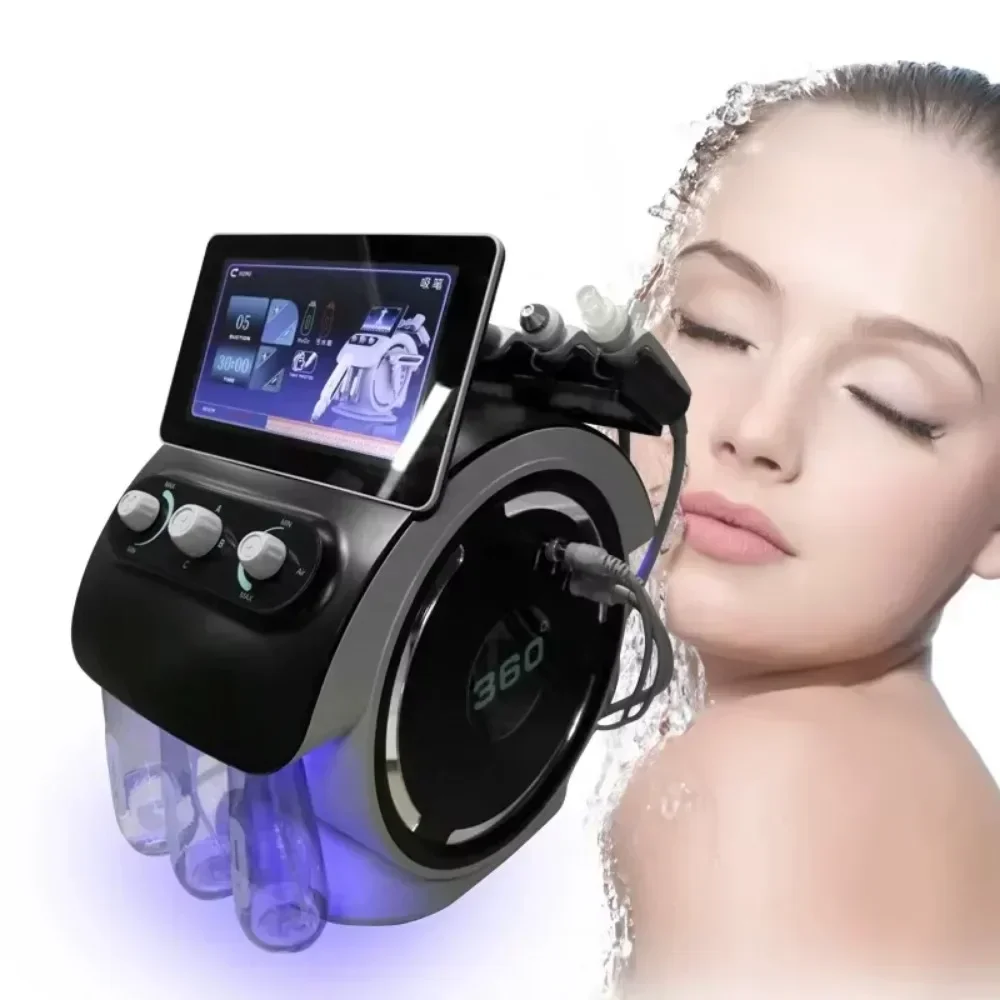 Dubniy Diamond Hydrodermoabrasione Macchina per il viso H2O2 Rimozione dell'acne comedone Pulizia profonda Aspirazione Cura della pelle Spa Dispositivo di bellezza