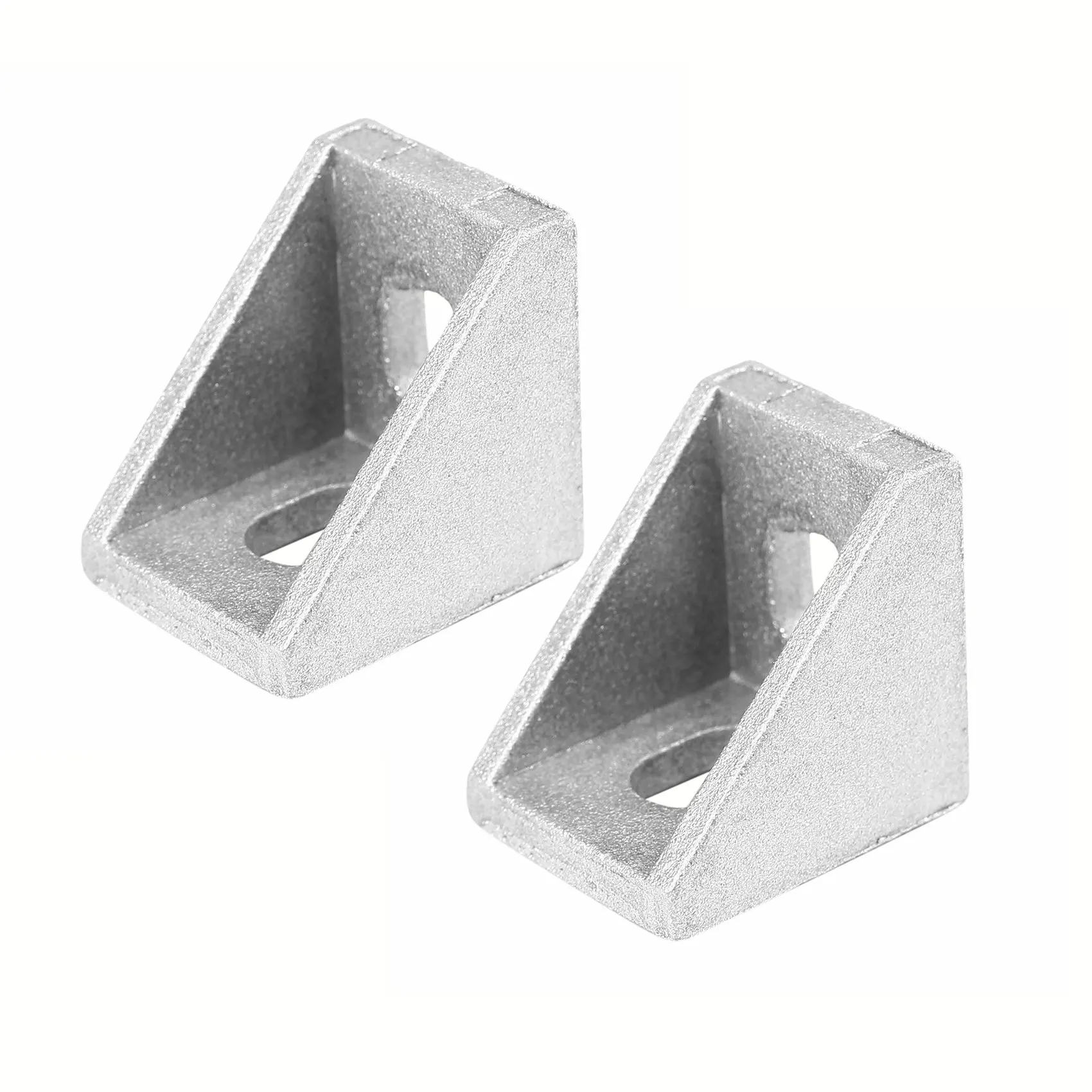 20Pcs 2020 Corner Fitting Angle Aluminum 20 X 20 L Connector Bracket Fastener Match Use 2020 Industrial Aluminum Profile