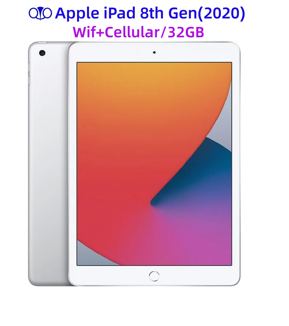 97% Nieuwe Originele Ontgrendeld Apple iPad 10.2 (2020) iPad 8e Gen Wifi + Cellular/Wifi 32GB A12 Bionische Retina IPS LCD iOS 14 Tablet