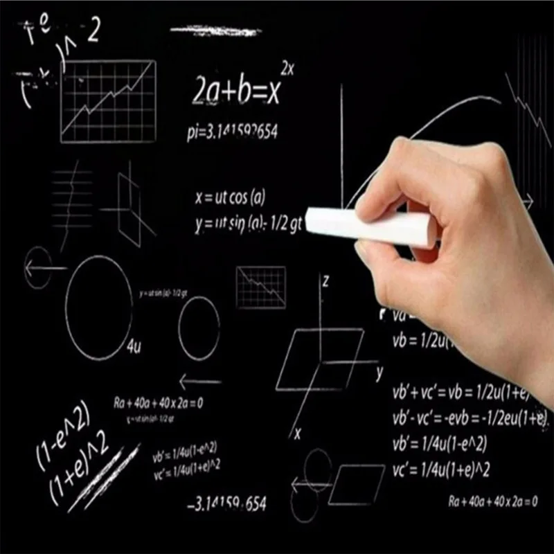 45x100cm Blackboard Sticker Removable Vinyl Draw Erasable Board School Learning Office Graffiti Notice Self-adhesive Wall Sticke