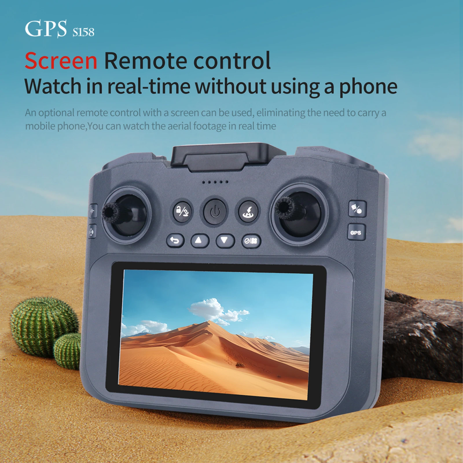2026 S158 GPS Drone Screen Con - Drone Gps Mount recension och pris