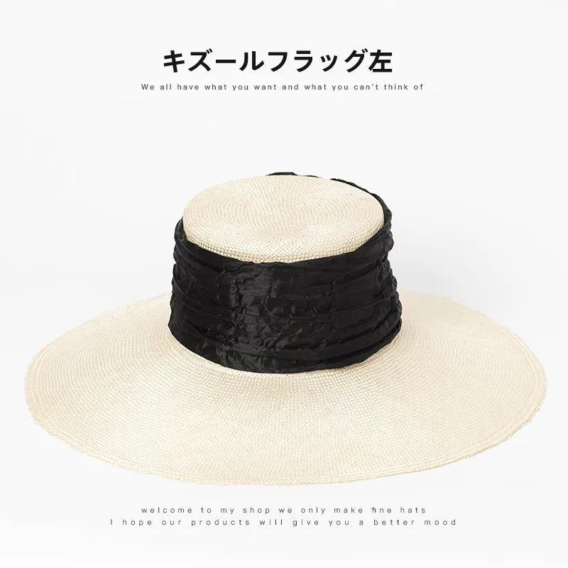 elegante-sombrero-de-paja-de-ala-ancha-estilo-hepburn-proteccion-solar-plegable-con-banda-primavera-verano-sombrero-de-alta-gama-para-viajes-para-mujer