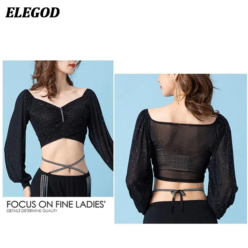 توب نسائي مربع الرقبة ، توبات رقص شرقي مثيرة ، بدلة تدريب ، أزياء أداء مسرحي للبالغين ، طراز فرنسي ، جديد