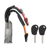 Cerradura de barril de dirección de encendido con llaves, reemplazo 252521 para Citroen AX Berlingo Evasion Jumpy Saxo Xantia Xsara
