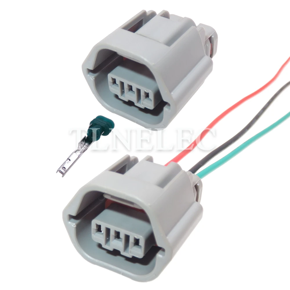 Soquete do sensor do eixo de cames da maneira de 3 pinos auto com conector Selaed do chicote de fios do automóvel MG641295-4 MG 641295-4 7283-8732-40