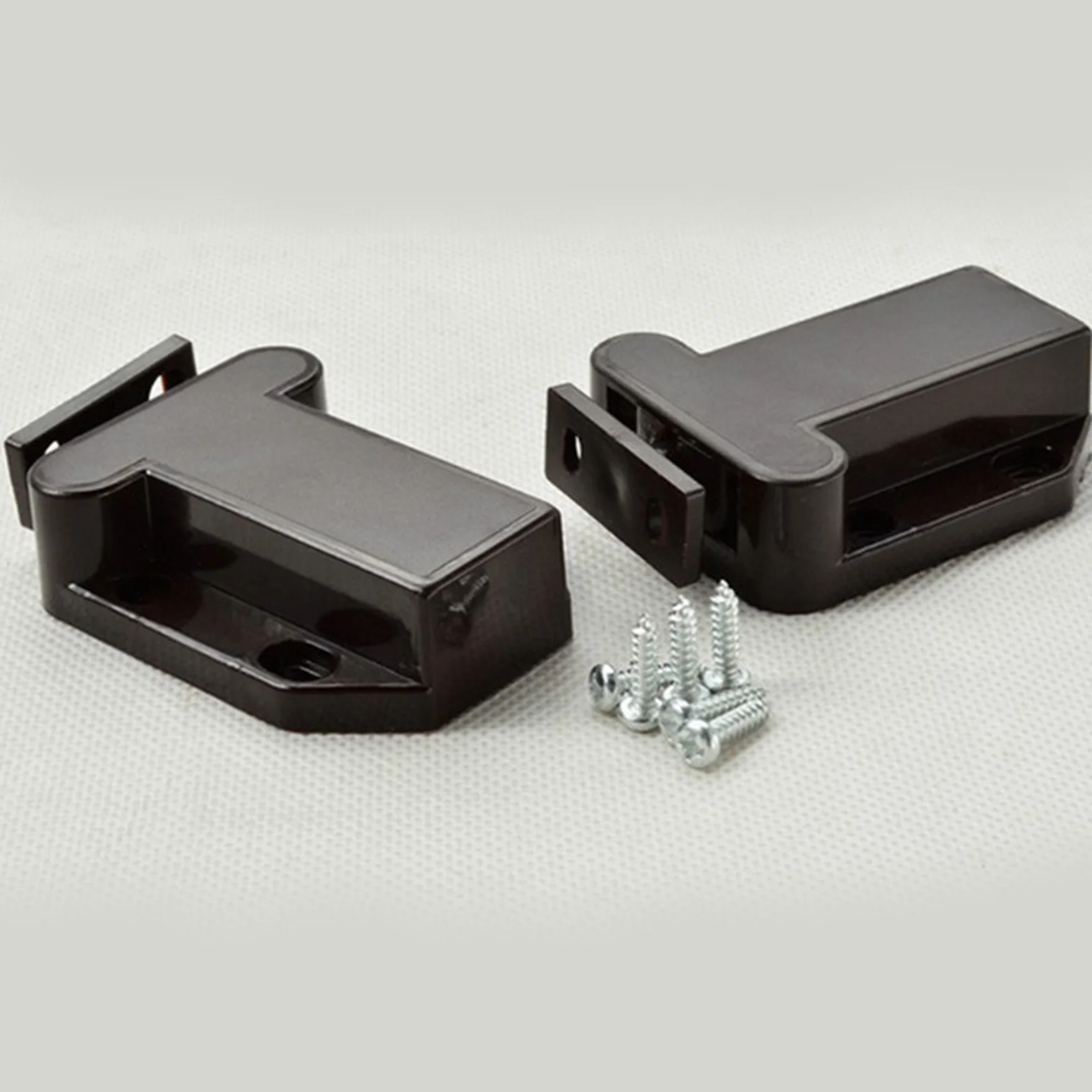 12-Pack Non-Magnetic Push To Open Catch Lock Drawer Cabinet Catch Press Latch Cupboard Bedroom