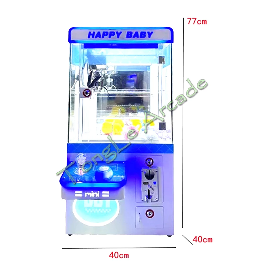 

Светодиодный мини-автомат-хватайка для игрушек (кукл) для карнавалов, аркадных залов, KTV, кинотеатров, с монетоприемником, 110В, 220В, LED