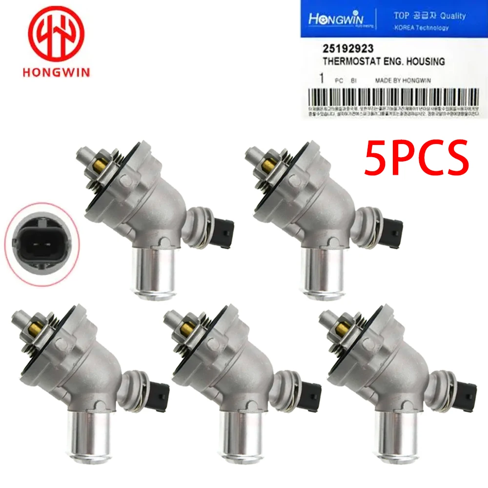 

5 шт. 25199831 термостат охлаждающей жидкости двигателя 25192923 для Chevrolet Spark 1,2 л алюминиевый корпус термостата охлаждения двигателя
