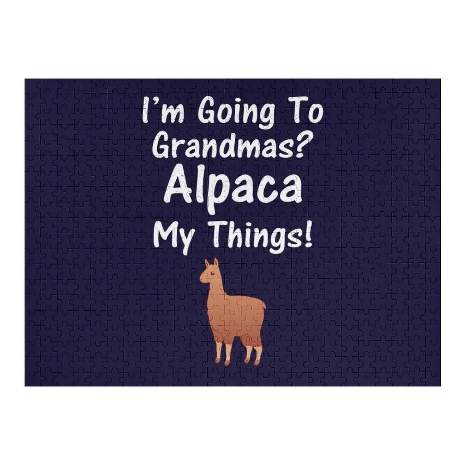 

Я ходит к бабушке Альпака Мои вещи Пазл с фото Фото Пазл на заказ