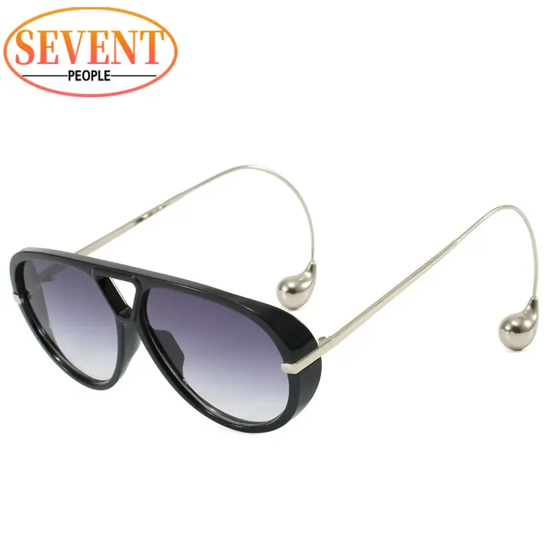 Oversized Oval Punk Pilot Sunglasses Women Big 2026 Luxury Brand Vintage Metal Frame Sun Glasses for Ladies UV400 Shield Eyewear - Image 13