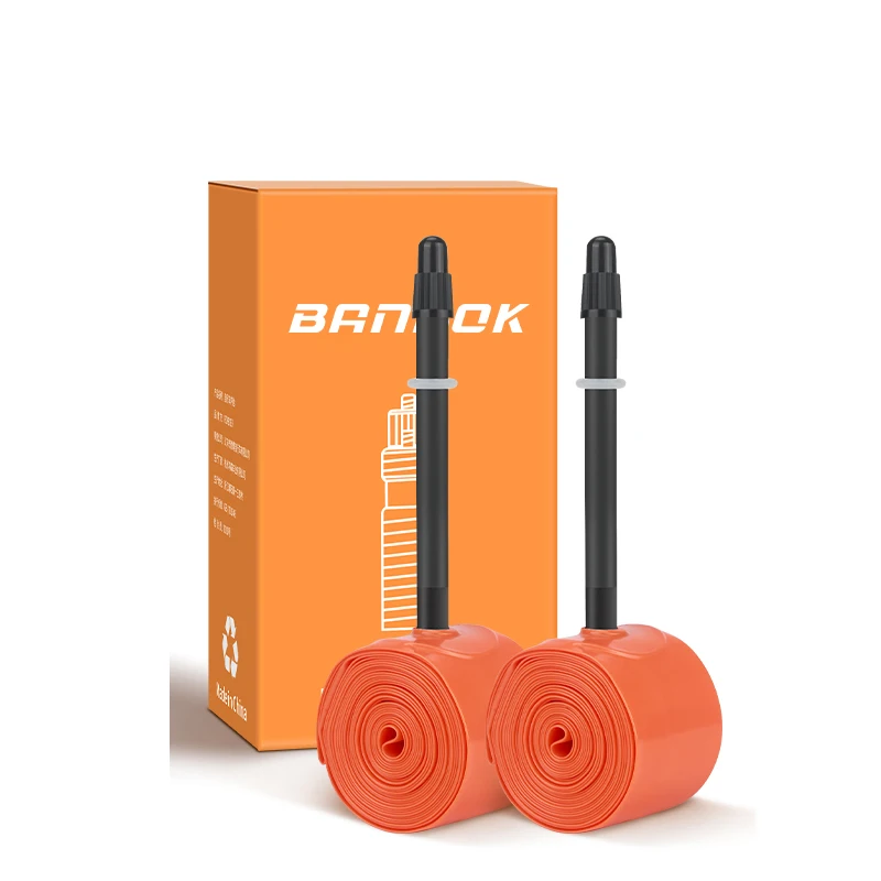 AliExpress BANBOK Ultralight Bicycle Inner Tube 700x 18 25 28 32C Road Bike TPU Material 45mm 65mm 85mm Valve Length French MTB Bike