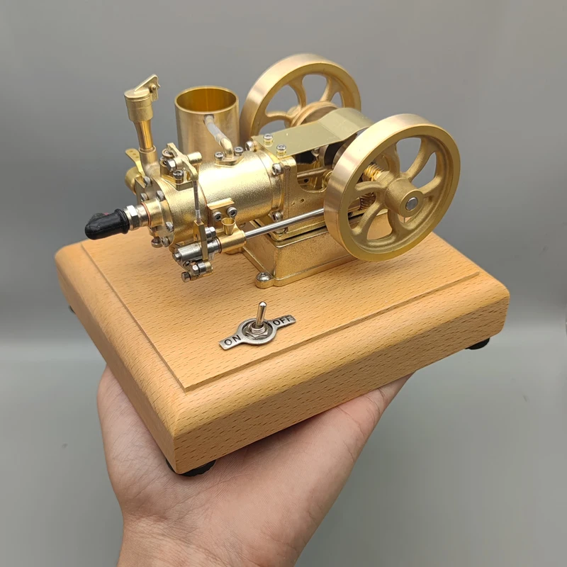 Mini motor Horizontal refrigerado por agua M25, motor de combustión interna Retro de cuatro tiempos, juguete para regalo