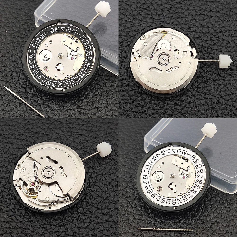 NH35 Movement 3 O'clock China Made NH35 Automatic Mechanical Movement High Accuracy 24 Jewels Mod Watch Replacement Japan NH35