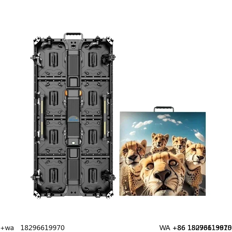 

Indoor Outdoor P2.6/P2.9/P3.91 LED Rental Screen 500x500mm Full Color Video Wall for Ads
