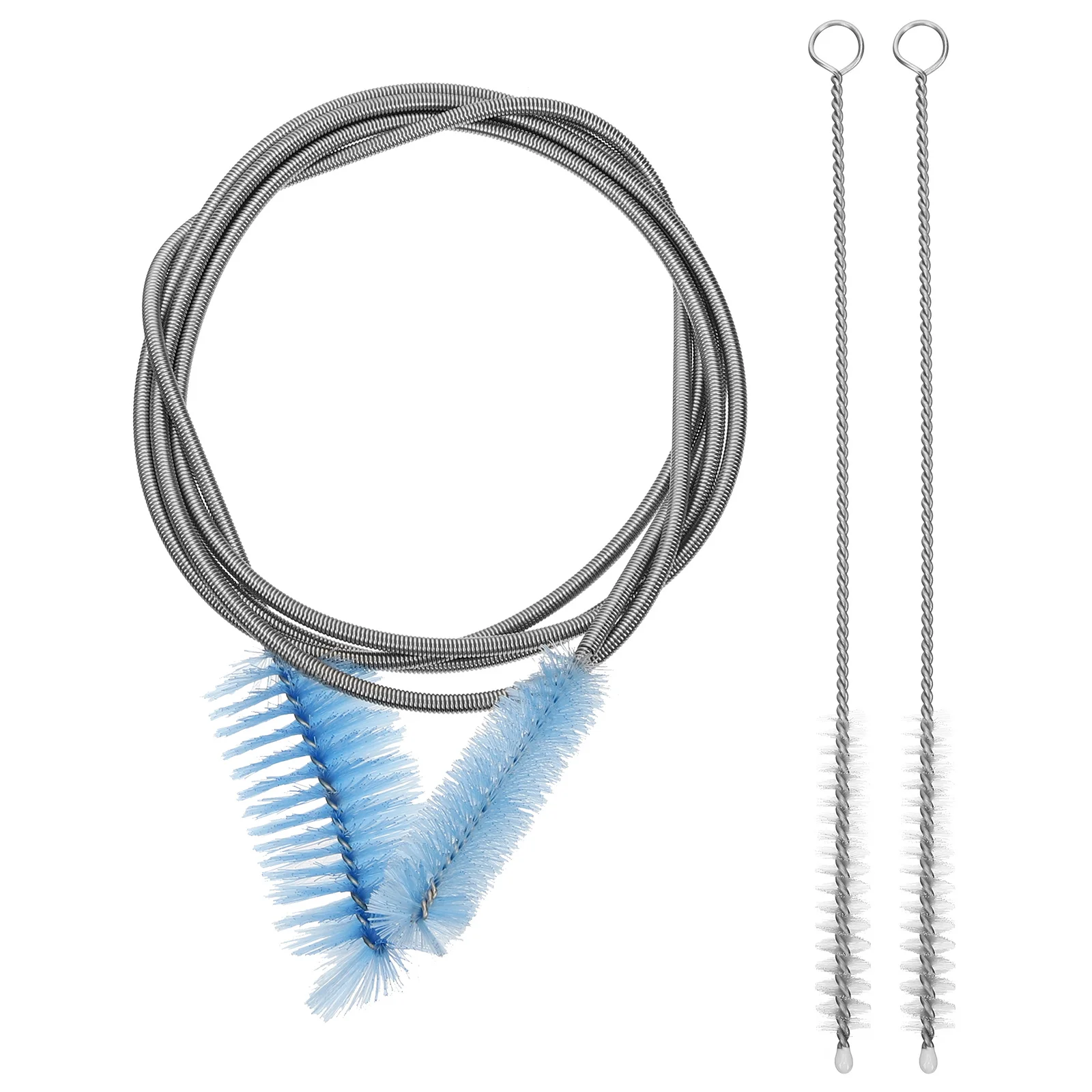 

3pcs Cleaning Brush Set Flexible Stainless Steel Spring For Bottle Straw Beer Line Drain Pipe Hose Cleaner Tool Kitchen Bar