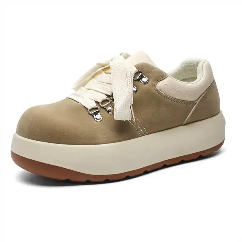 Botas Vintage de otoño con suela antideslizante para hombre, zapatillas altas para hombre, zapatos, botas deportivas color crema, zapatillas deportivas de diseñador de alta tecnología más baratas
