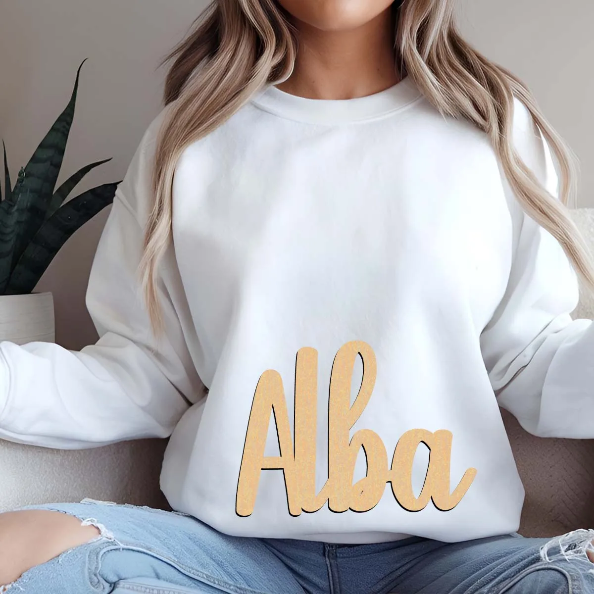 1PC Rustic Alba esempio Testo personalizzato Materiale in legno Targa in legno Cartello in legno Orientamento verticale Decorazione da appendere alla porta