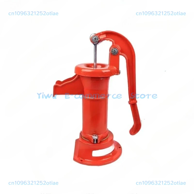 Pitcher Pump Hand Pressure Water Pump Cast Iron Old-fashioned Water Pump Manual Shaking Water