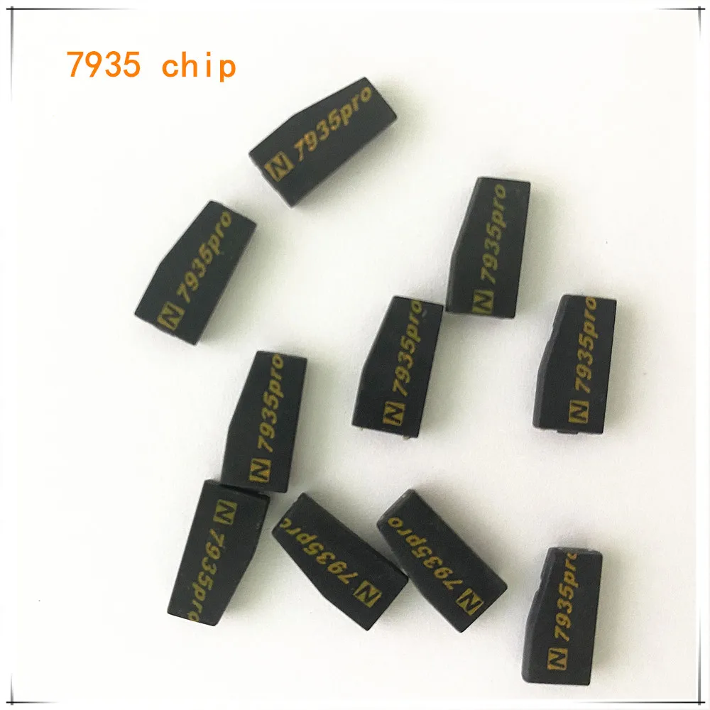 10 pcs with word Aftermarket Carbon ID44 PCF7935AA Chip PCF 7935 7935proTransponder Chip PCF7935AS Updated Version Blank Chips