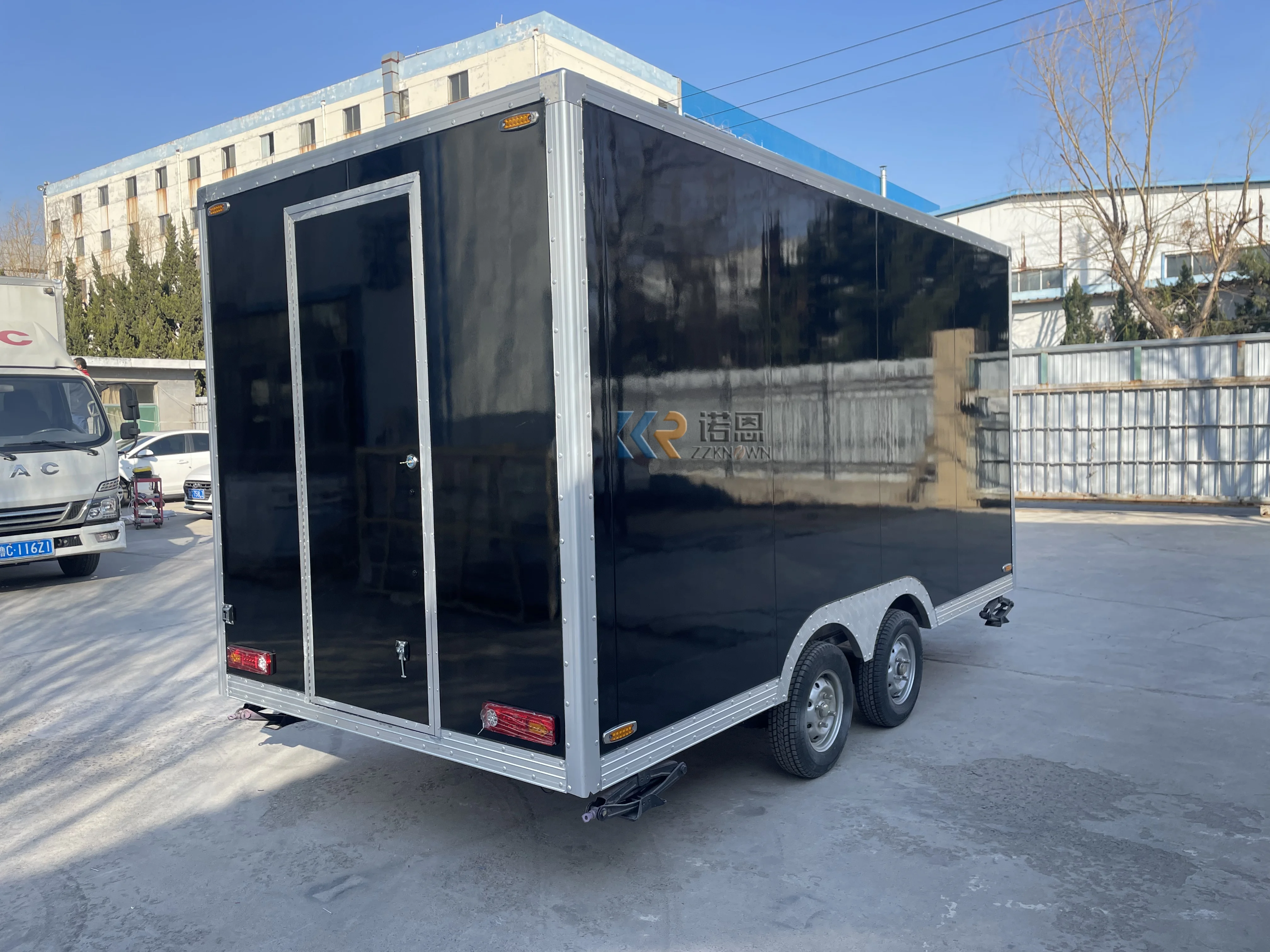 Уличная распродажа, кофейная тележка, грузовик для еды, грузовик для пиццы, хот-дог, киоск для мороженого, мобильный концессионный прицеп для еды