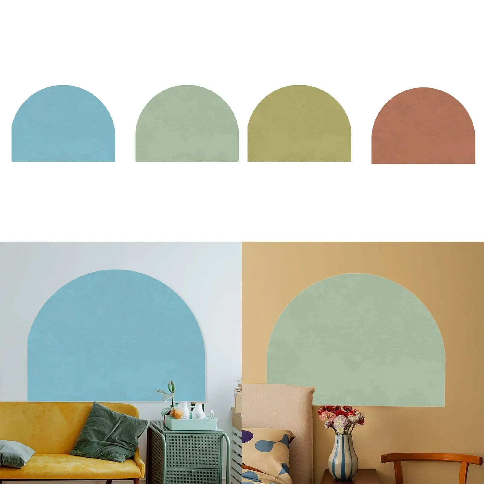 

Arch Wall Decal Background Decoration Home Decor Removable Sticker Geometric Art Wallpaper Wall Sticker for Party Headboard Home