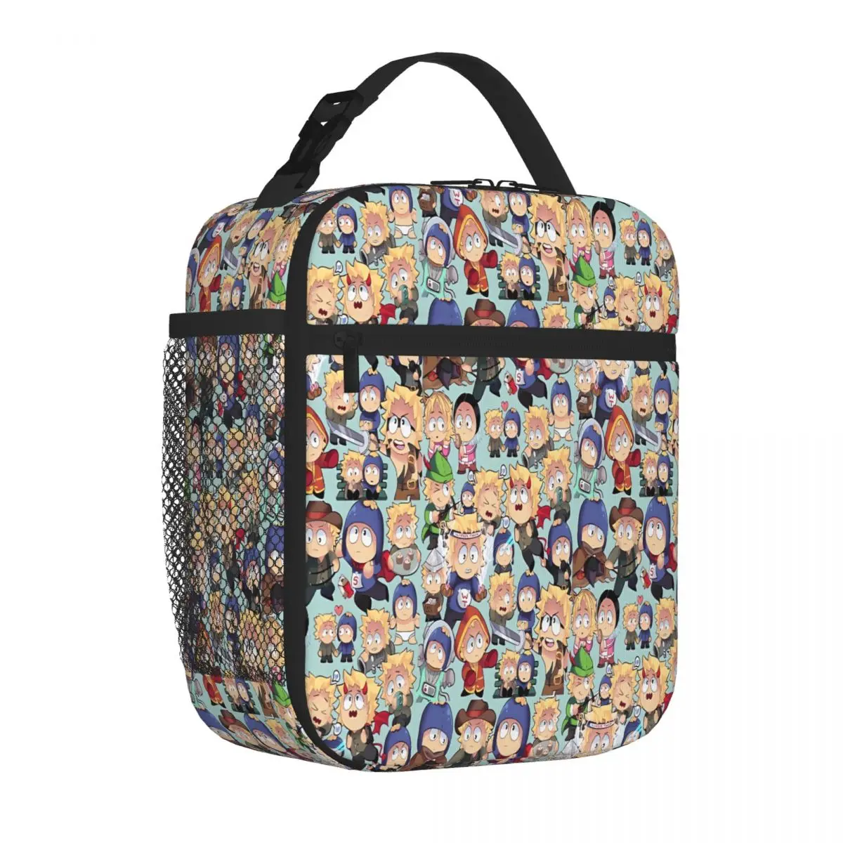 Bestselling South Park- Tweek X Craig Collage Marble Print Lightweight Lunch Bag Grocery Carry Reusable Lunch Bag