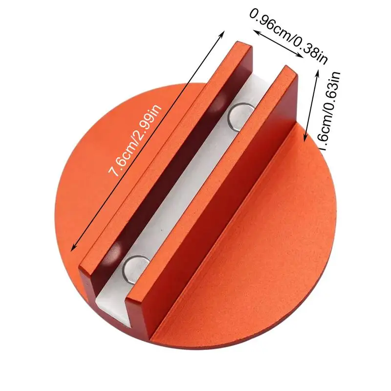 Universal Magnetic Jack Pad Weld Frame Rail Adapter Magnet Aluminum Slotted Jack Puck Pinch Weld Frame Rail Adapter for Car