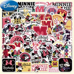 10/30/50pcs Disney Movie Mickey Minnie Graffiti Stickers Cute Cartoon Decals Laptop Motorcycle Car Phone Waterproof Sticker Toys