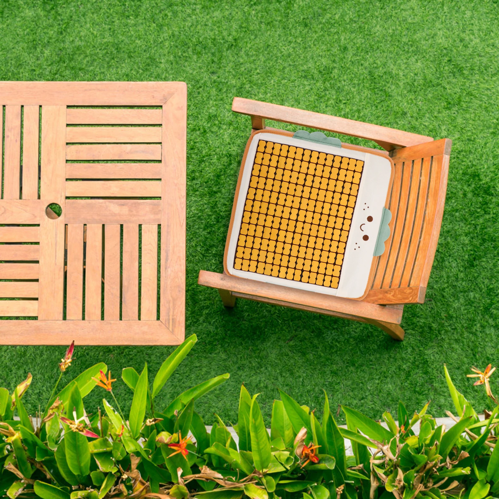 

Breathable Car Summer Cooling Comfortable Office Chair Pad Ventilated For Vehicle Seat Cushion Durable Sweatproof Antislip Seat
