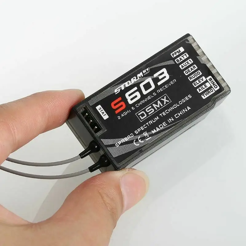 S603 DSMX & DSM2 2.4Ghz 6CH Receiver for Spektrum Transmitter