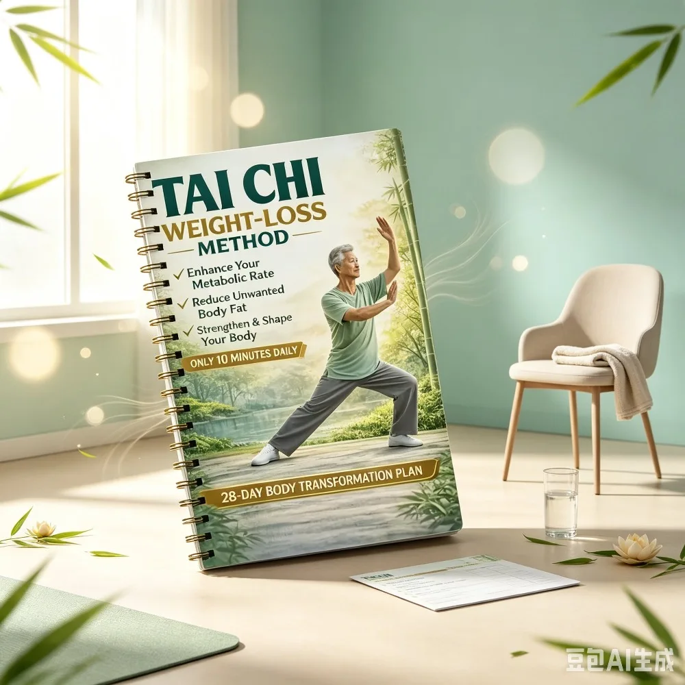 Senior Tai Chi Walking Program Book 28 Day Transformation 10 Minutes Daily Easy Fitness Health Challenge for Seniors