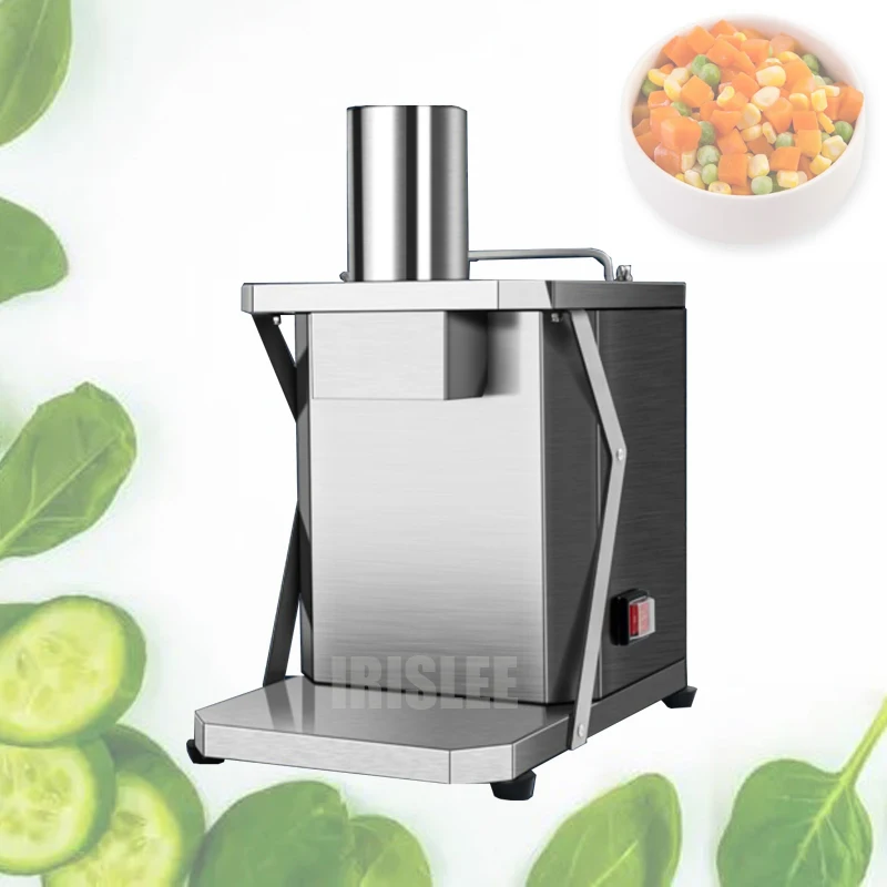 Commercial Electric Dicer Fruit Vegetable Cube Dicing Machine  5 Kinds Grid Blades Can Be Selected