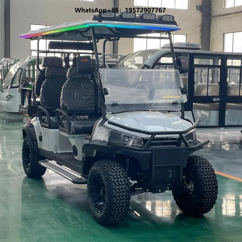 Wholesale 6-Seater Motor Electric Golf Cart 72V or 48V Lithium Battery 5kw-Powerful Electric Golf Car